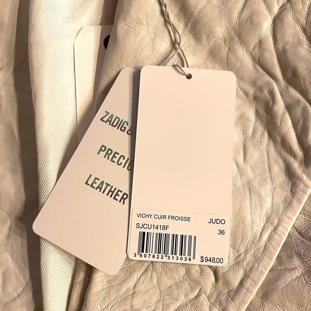 Zadig & Voltaire Vinchy Cuir Jacket. - Picture 9 of 11